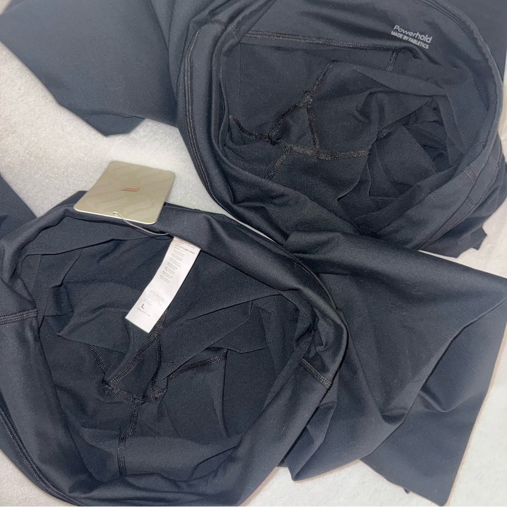 Fabletics Powerhold Black Long Active Leggings - … - image 4